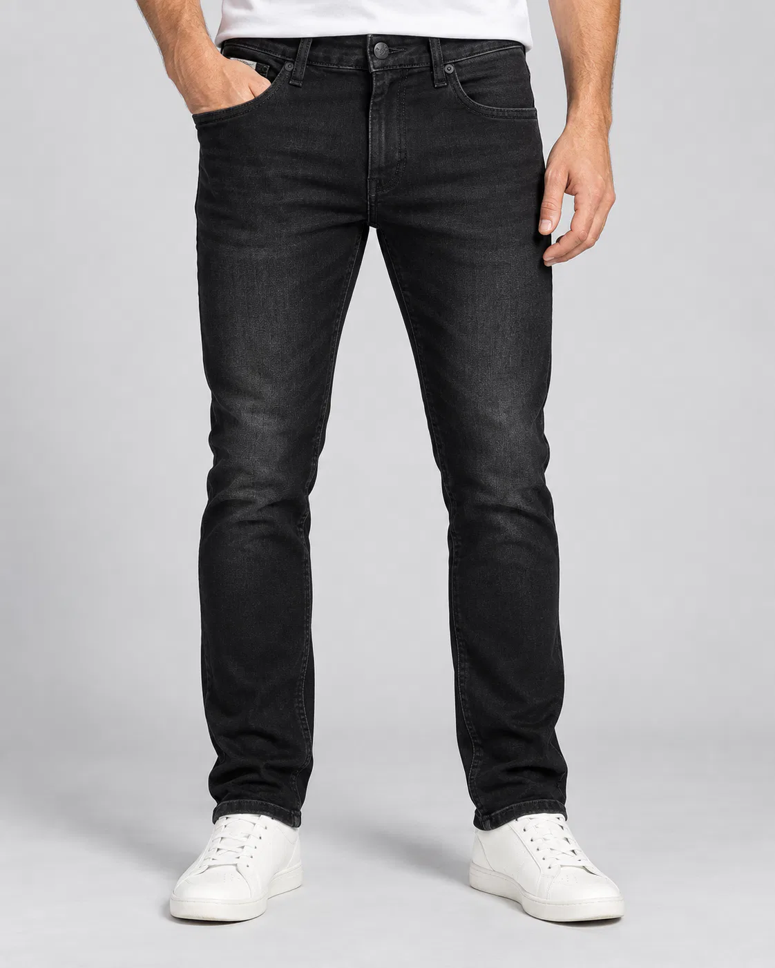 ESPALO Regular Fit Siyah Kot Pantolon