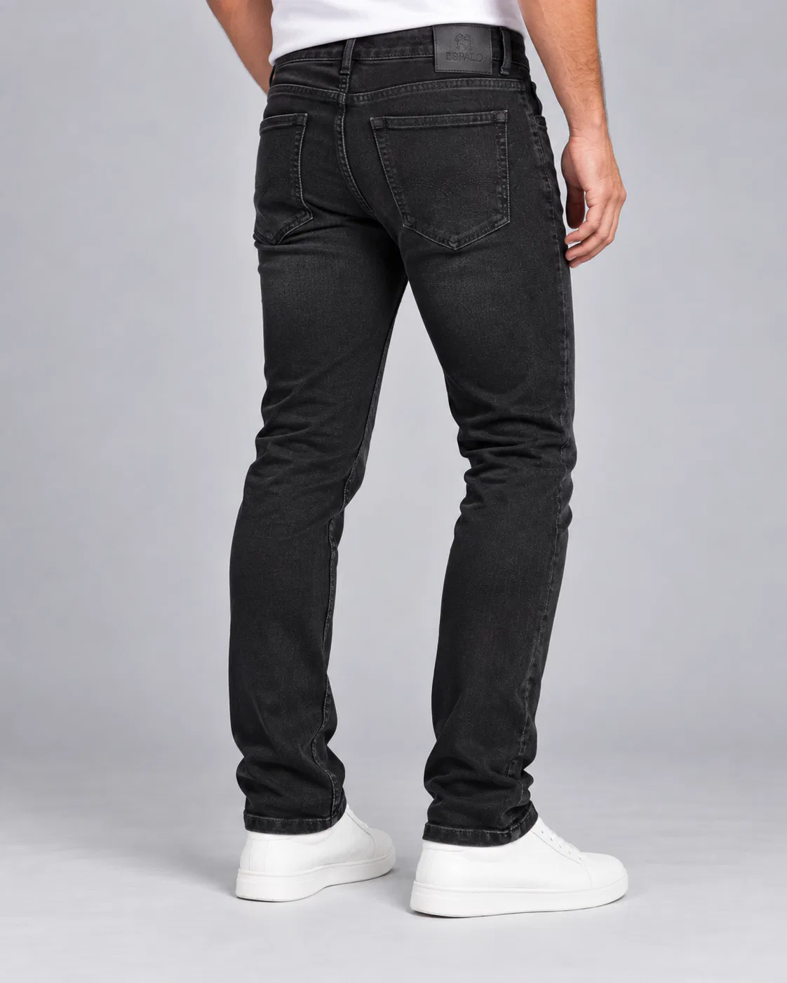 ESPALO Regular Fit Siyah Kot Pantolon