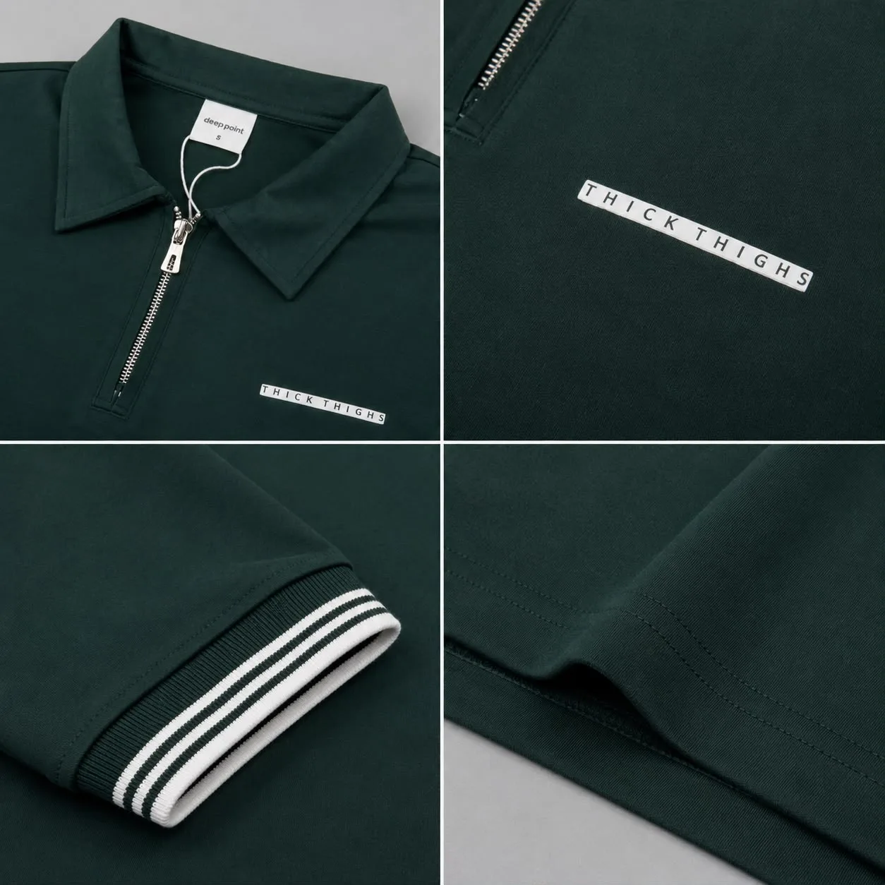 Haki Yeşili Polo Yaka T-Shirt
