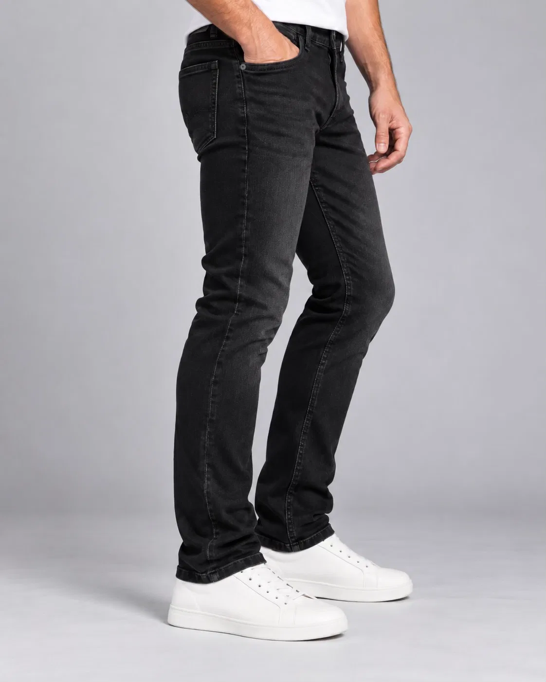 ESPALO Regular Fit Siyah Kot Pantolon