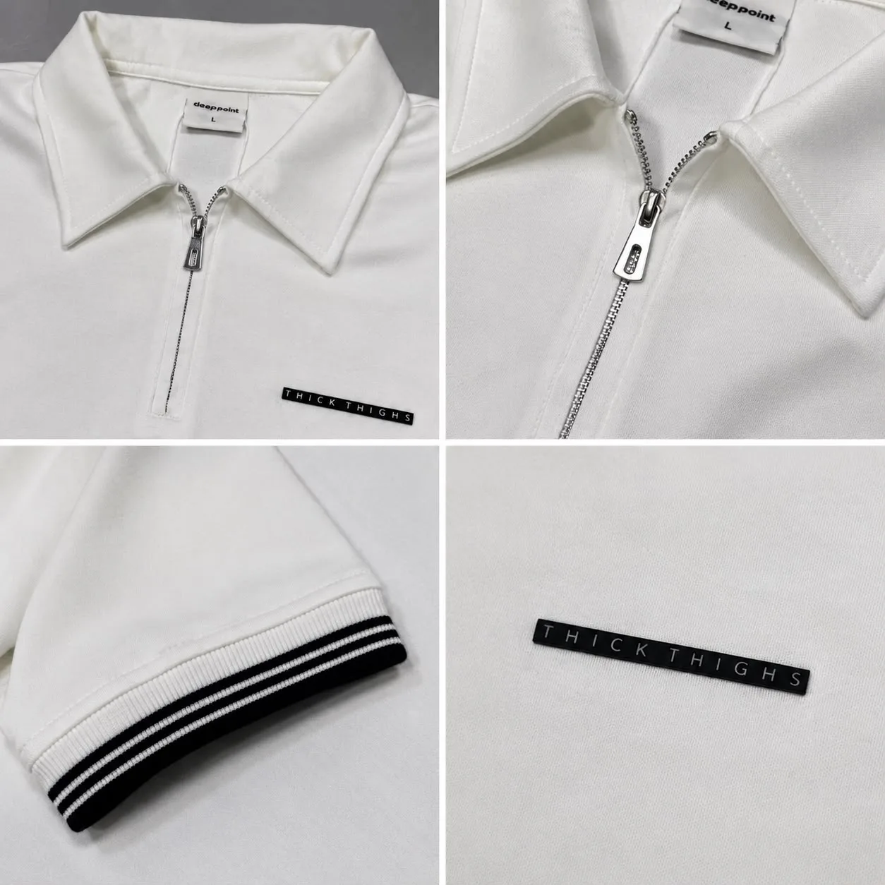 Beyaz Polo Yaka T-Shirt